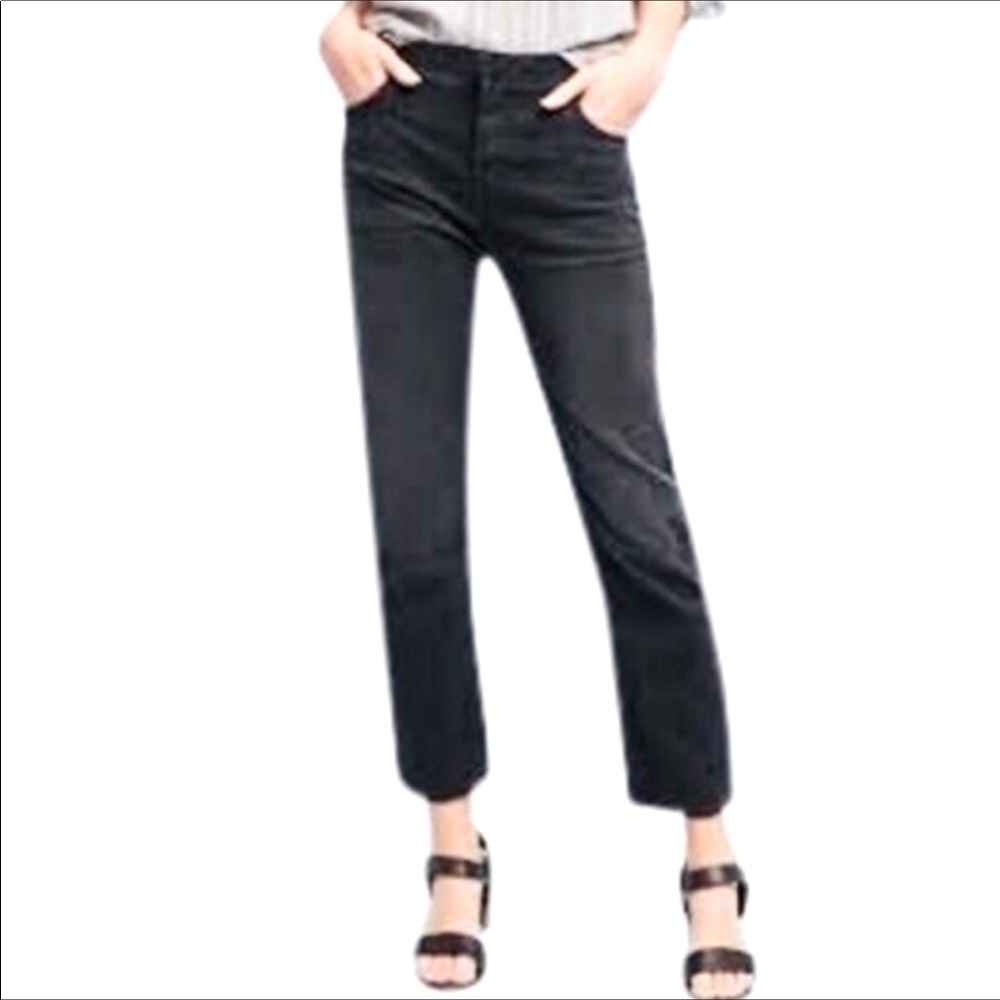 Current Elliot cut off waistline ankle crop jeans size 29